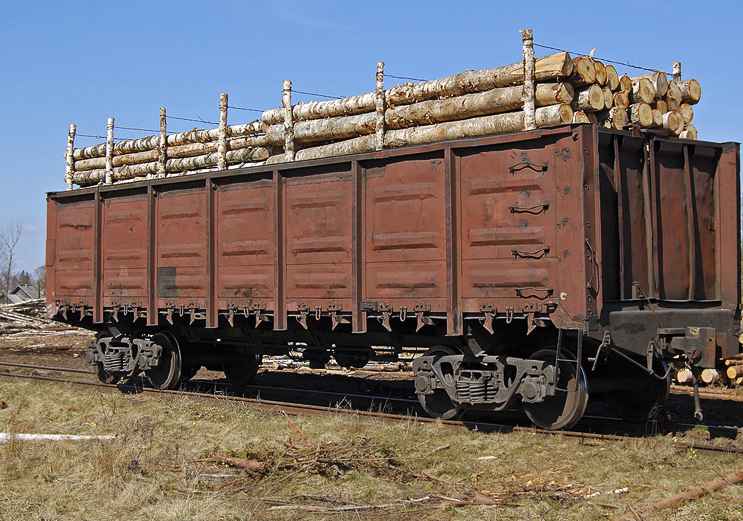 Перевозка Леса по ЖД из Созонова в Ушакову