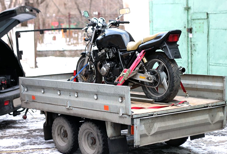 Перевозка мотоцикла из Белоозерского в Санкт-Петербург
